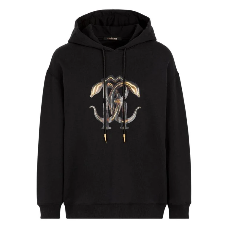 Mirror Snake Cotton Hoodie