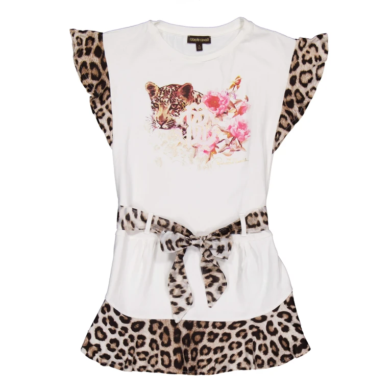 Girls' Jaguar Print Dress, Size 6