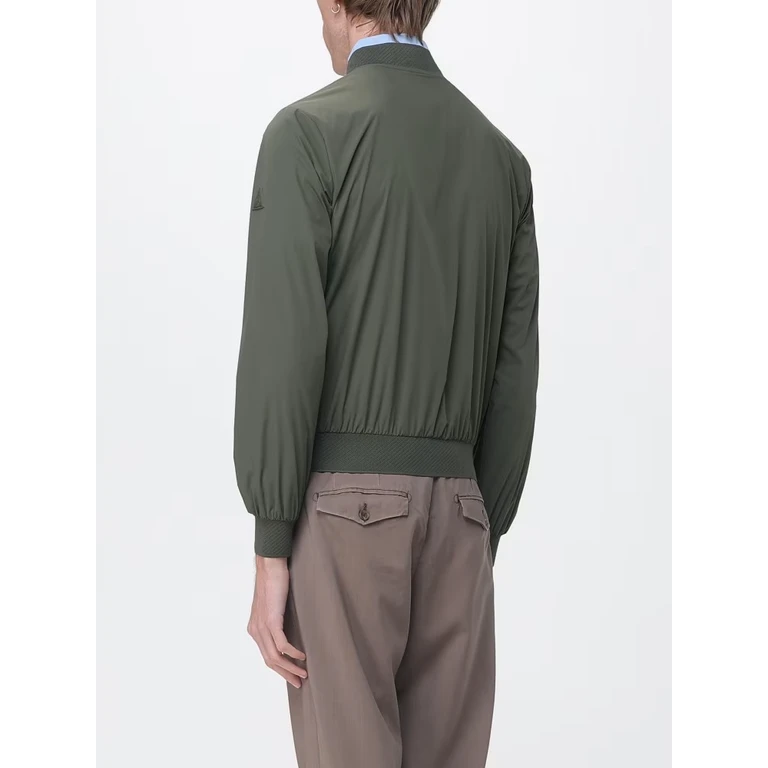 Giubbotto Bomber Uomo Blu Scuro in Jersey Stretch - HE1440015