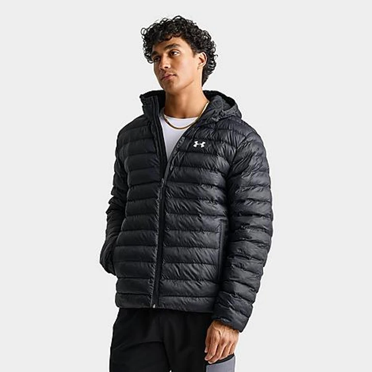 Men's UA Storm Insulated Full-Zip Jacket in Black/White Size: Small