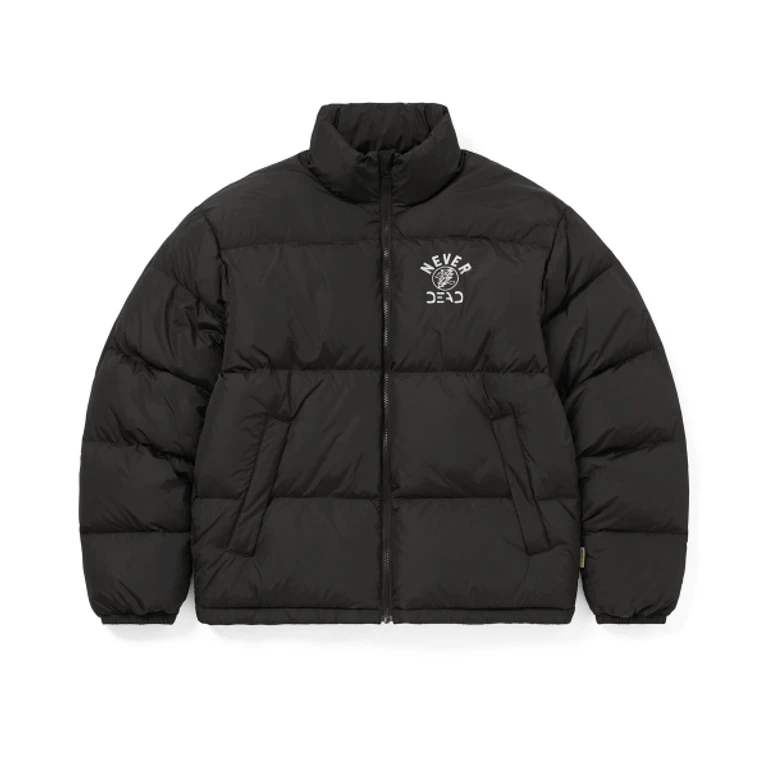 GD Puffer Down Jacket Off Black