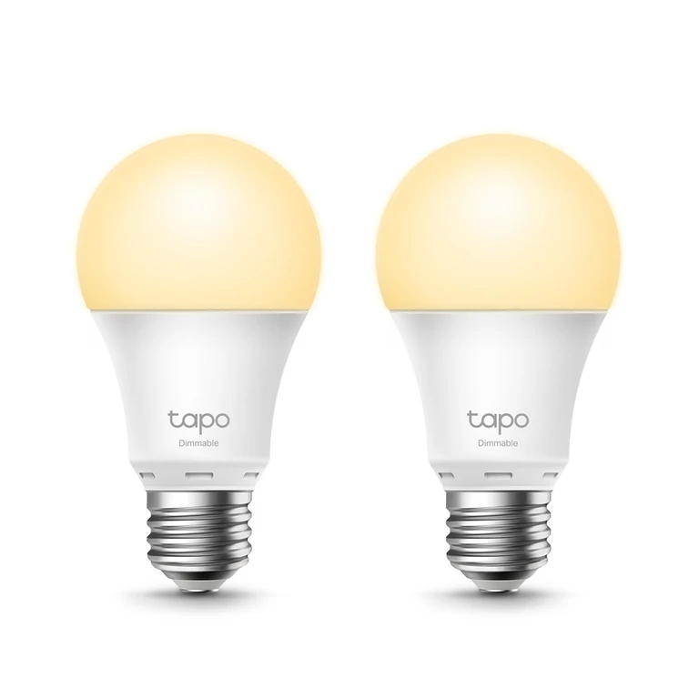 Tapo Dimmable Smart Light Bulb, 2-Pack
