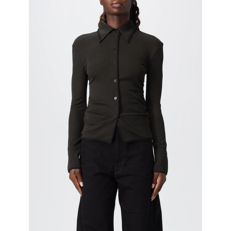 Polo Shirt Woman color Charcoal (NW25PFTP07195ANTRACITE/BLACK)