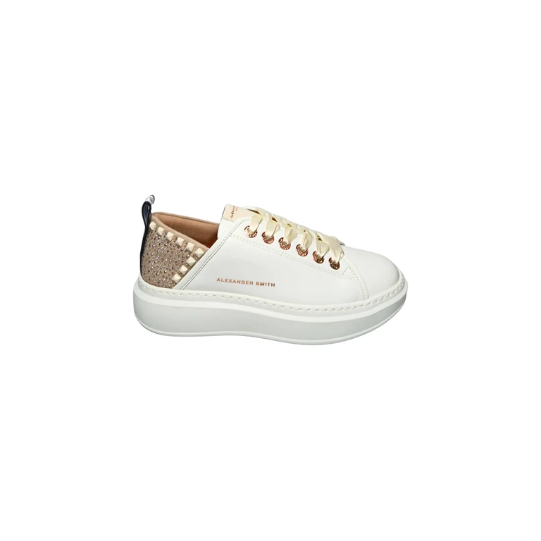 asbbwyw-0516-wcr Alexander Smith Women's White Leather