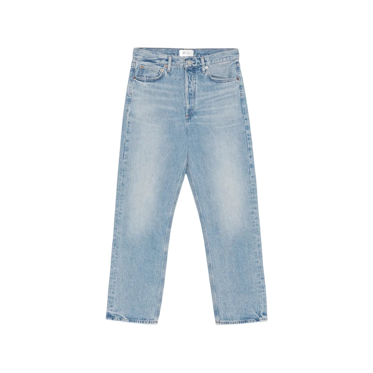 Whiskered Faded Jeans