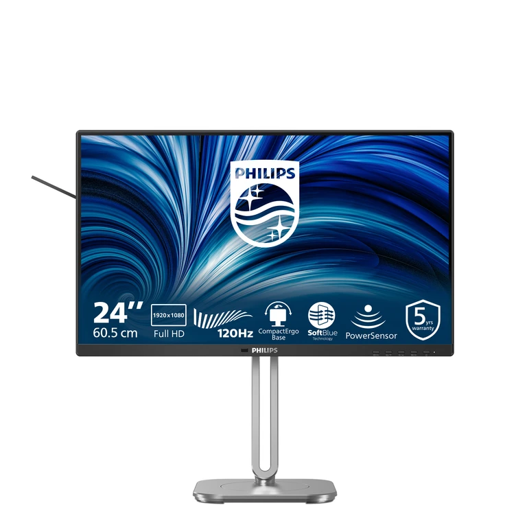 Philips 4000 Series 23.8" Full HD 120Hz Monitor, Grey (24B2N4200/00)