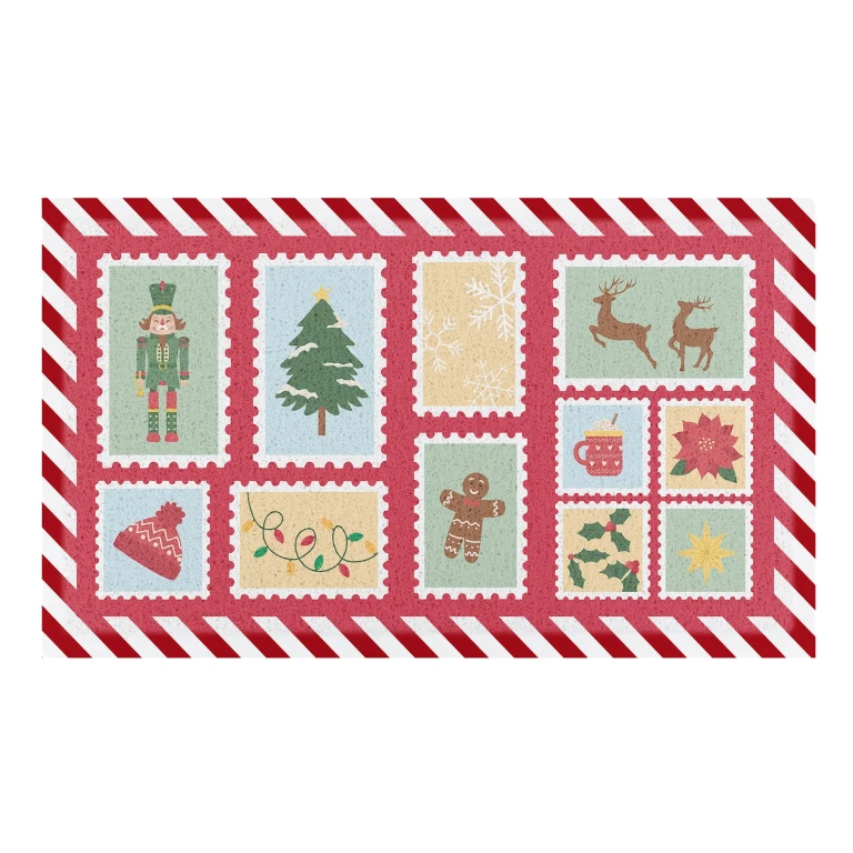 Winter Stamps Indoor Outdoor - All-Weather Doormat