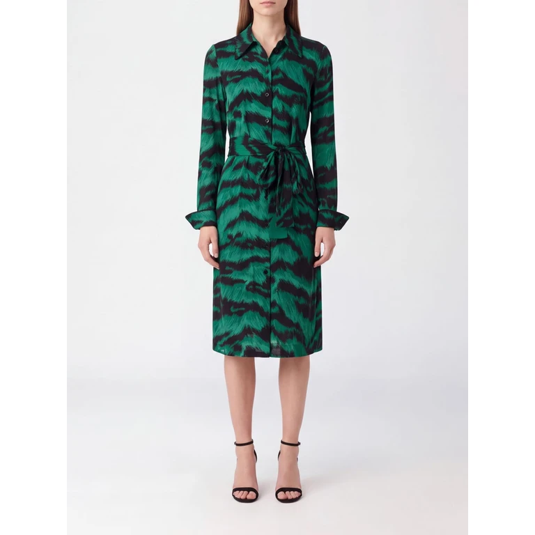Dress Woman color Green (D043CMDJYPALBN)