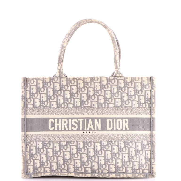 Book Tote Oblique Canvas Medium