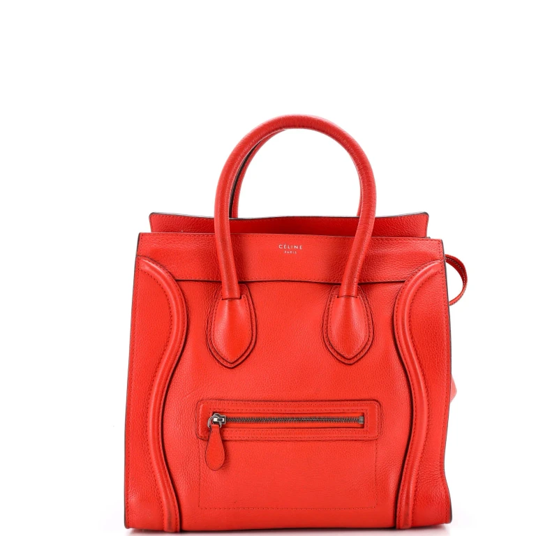 Luggage Bag Grainy Leather Mini
