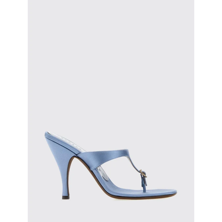 Heeled Sandal Woman color Gnawed Blue (HBWF069027)