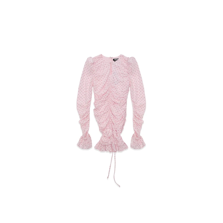 mini ruched dress