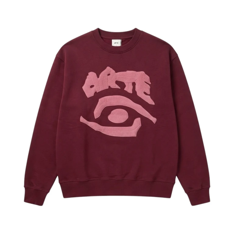 Lightweight Crewneck Man Eye Front Crewneck Black