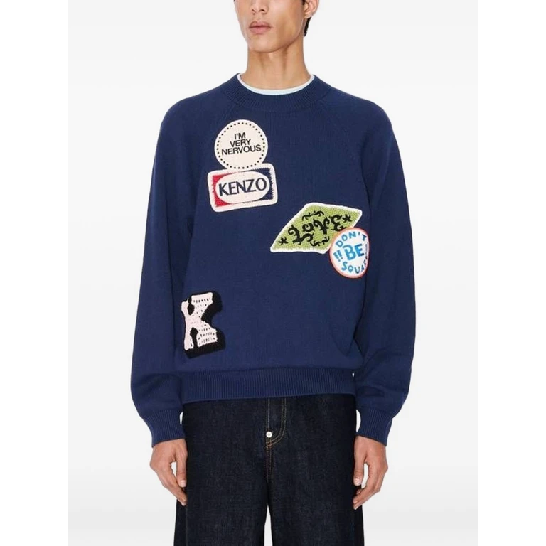 sweatshirt applications man blue