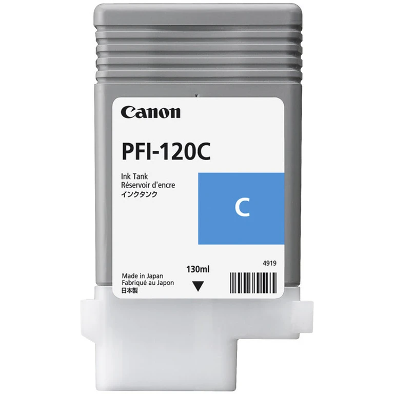 2886C001/PFI-120C Ink cartridge cyan 130ml for Canon IPF GP-200/