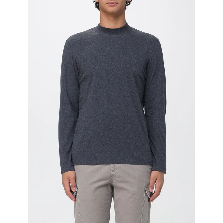 Camiseta de manga larga Brunello Cucinelli en gris