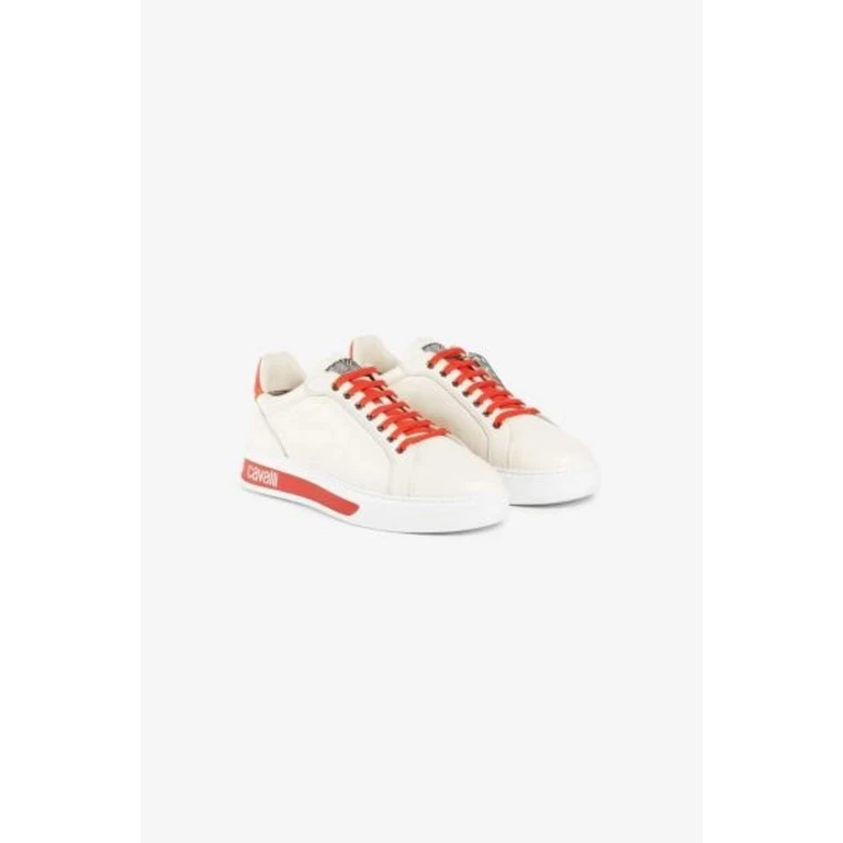 Logo Leather Low-Top Sneakers