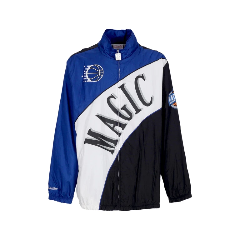 Men's Nba Arched Retro Lined Windbreaker Orlmag Multi/white Windbreaker Jacket