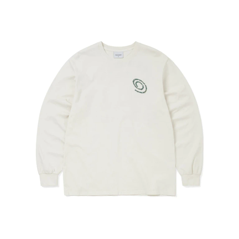 Spiral Logo L/S Tee Ivory