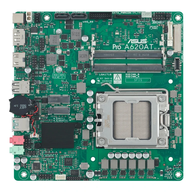 Pro A620AT-CSM AMD A620A Socket AM5 Thin Mini ITX