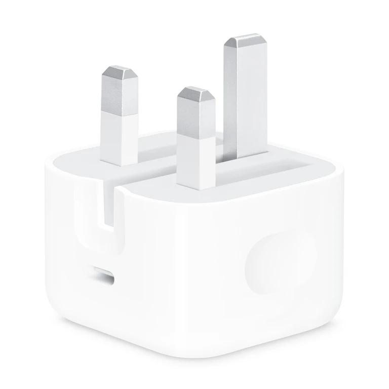 UK 3 Pin 20W USB-C Power Supply with foldable pins - A2344 (MHJF3B/A)