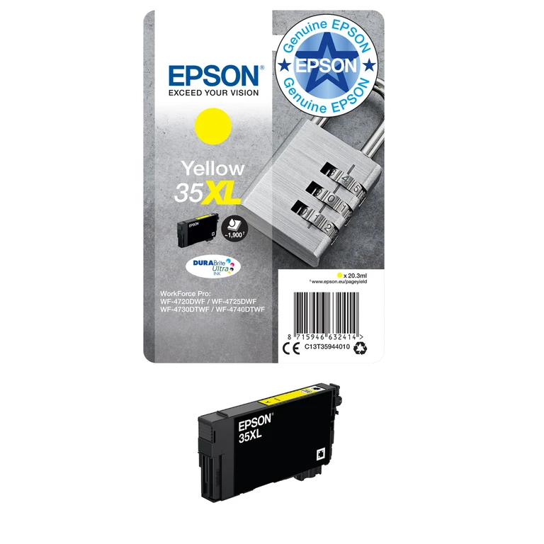 Epson C13T35944010/35XL Ink cartridge yellow high-capacity. 1.9K pages
