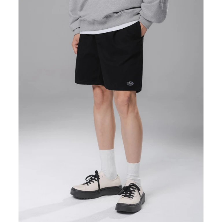 [MEN] One-Tuck Cotton Half Pants BK7827 (3COLOR)