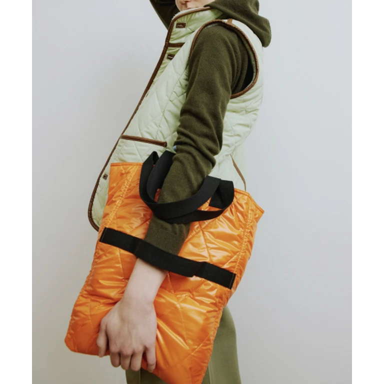 DALI Padding Two-Way Reversible Tote Bag [Orange]