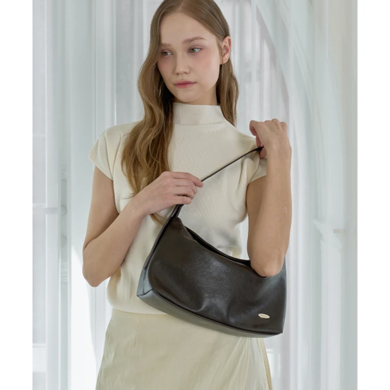 Evelyn Shoulder Bag_Dark Brown GN201K