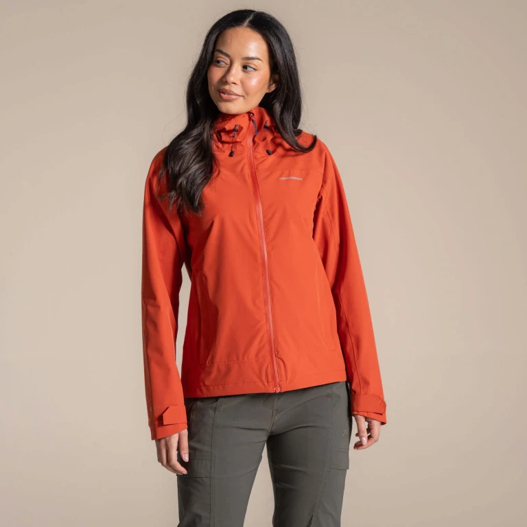 Women's Zohra Waterproof Jacket | Carnelian Orange