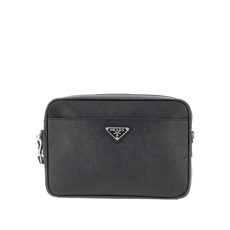 Saffiano leather crossbody bag Man One Size