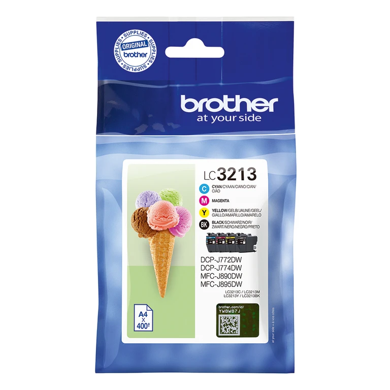 Brother LC-3213VALDR Ink cartridge multi pack Bk.C.M.Y. 4x400 pages IS
