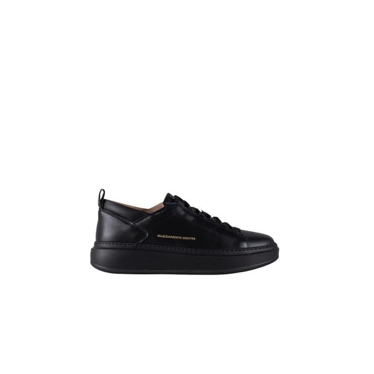 asbcwym-2266-tbk Alexander Smith Men Leather Black