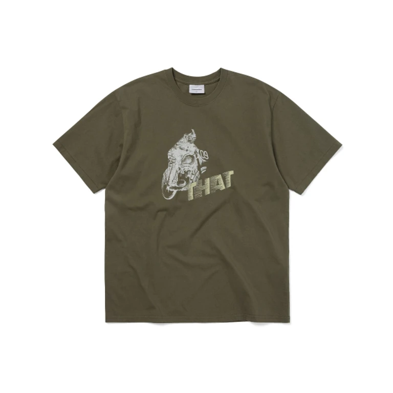 Motorcycle Tee Olive