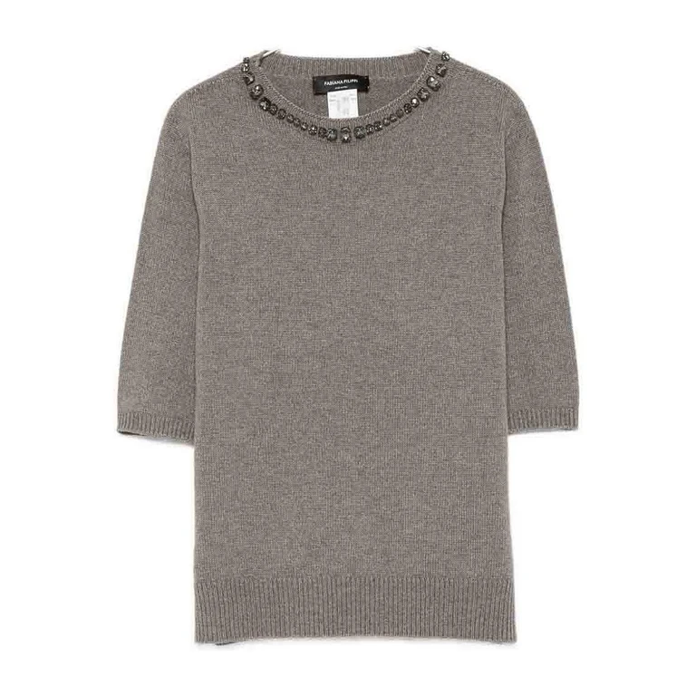 Pull Col Rond - Marron (MAD226F490M4801276)