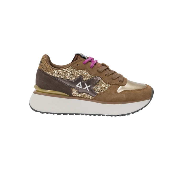Sun68 Sneakers big stargirl glitter