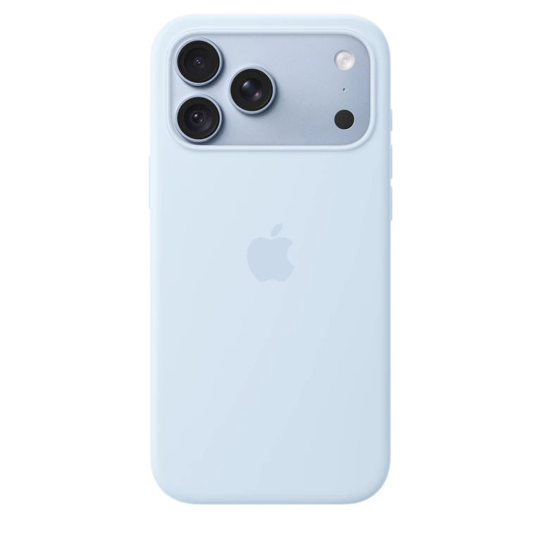 Apple iPhone 18 Pro Max Silicone Case with MagSafe - Crisp Blue