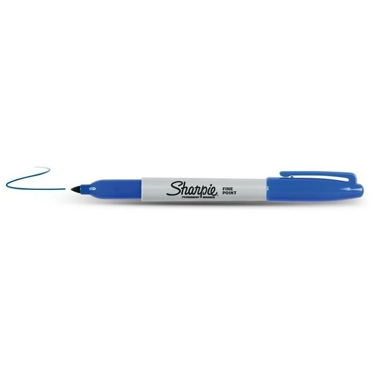 Sharpie Fine Point permanent marker Fine tip Blue