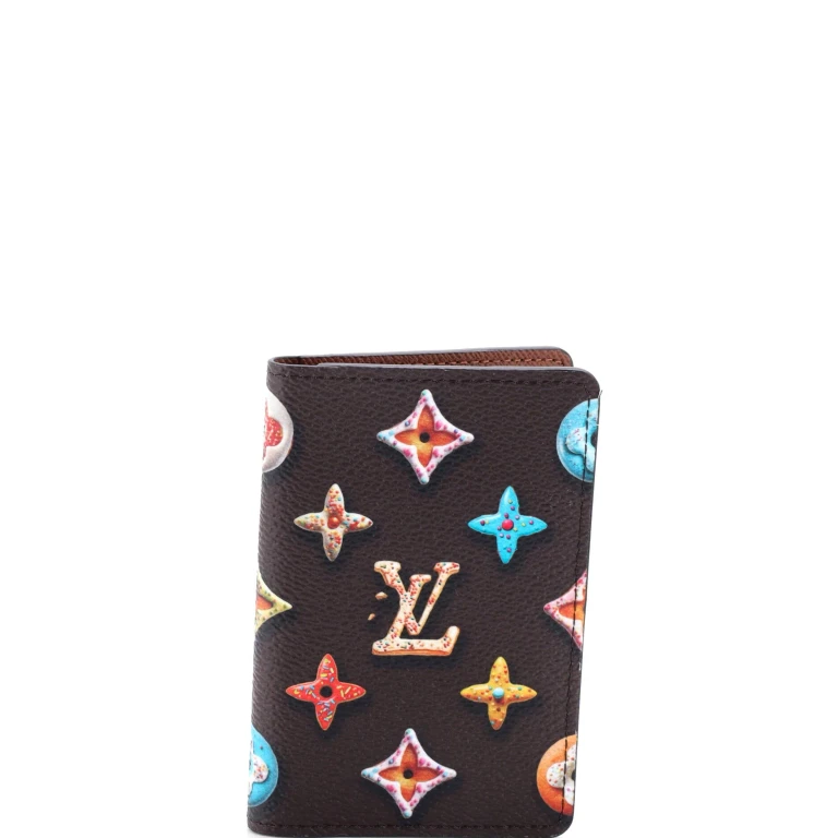 Organizer de Poche Card Case Donuts Monogram Canvas