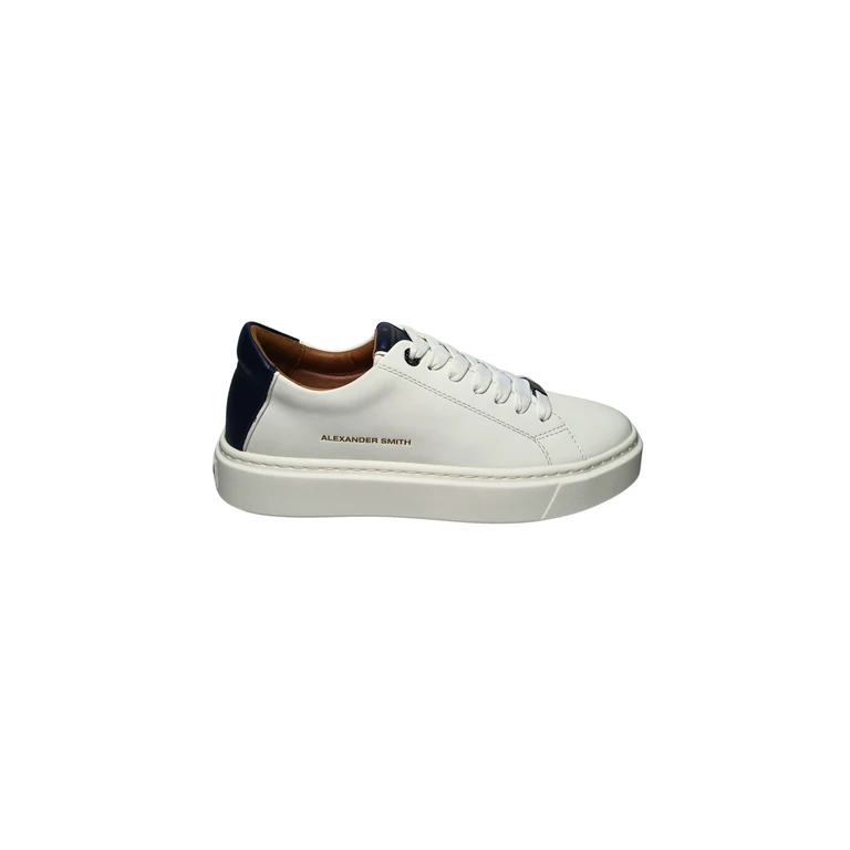 albcldm-9010-wbl Alexander Smith Men's White Leather