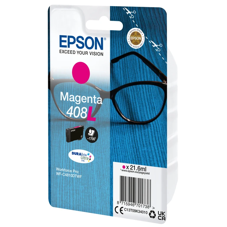 Epson C13T09K34010/408L Ink cartridge magenta high-capacity. 1.7K page
