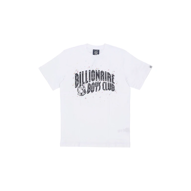 Men's Embellished Arch Logo T-shirt White