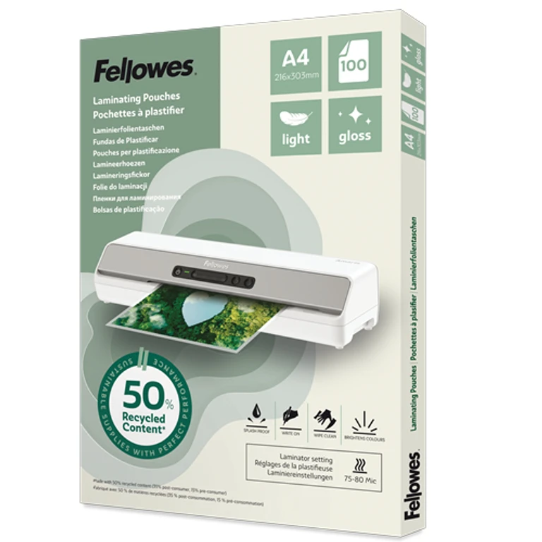 Fellowes 100142987 laminator pouch 100 pc(s)