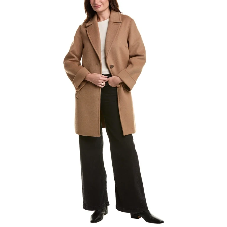 Double Face Wool-Blend Coat