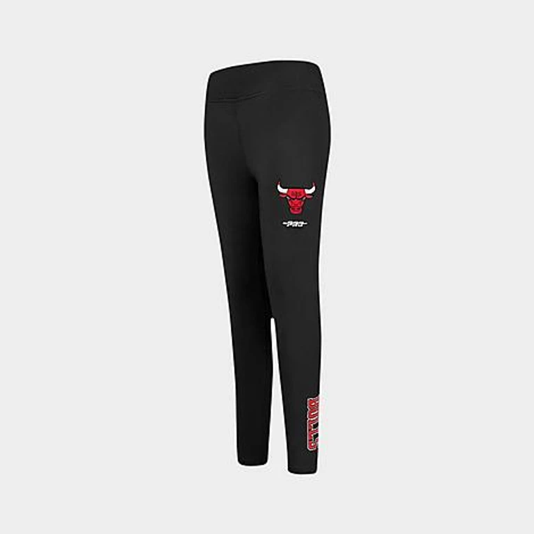 Pro Standard Girls' Big Kids Chicago Bulls NBA Classic Leggings in Black Size: Small
