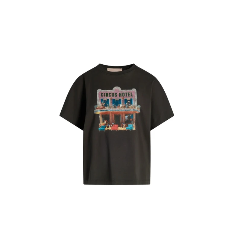 other (t-shirts, polo and top) woman Circus Hotel - t-shirt - grey