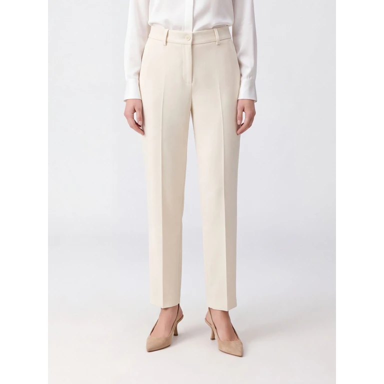PAROSH Pants Woman color Yellow Cream (D230131X002)