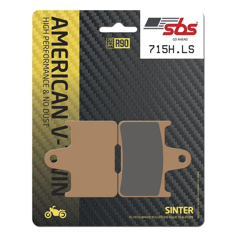 715H.LS - SBS HLS Street Excel Sintered Rear Brake Pads For Harley Davidson XL 1200 C 2014-2019