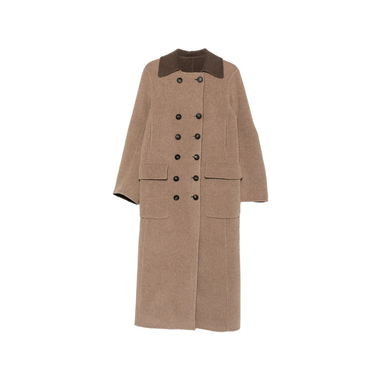 Double-breasted Longline Coat