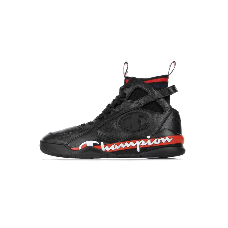 Zone 93 High Leather Black Men's Shoe